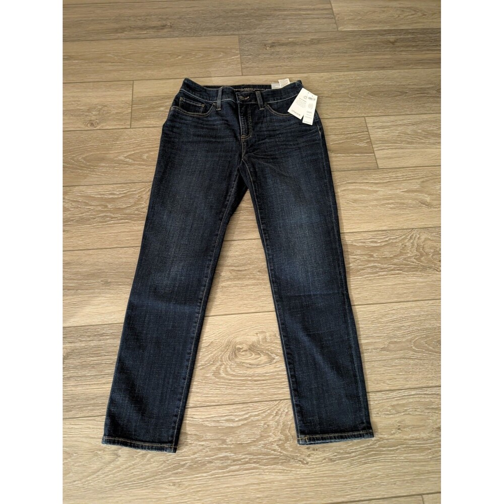Chico's So Slimming Girlfriend Ankle Jean Basic Rainier Indigo Sz 00R (2R) NWT